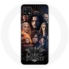 Image de Coque pour Samsung Galaxy A22 5G Game of Thrones Saison 8 Le Trône de Fer L'affiche de L'équipage Logo Aigle Gris