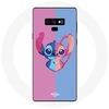 Image de Coque pour Samsung Galaxy Note 9 Stitch et angel bleu rose