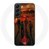 Image de Coque pour Samsung Galaxy S21 FE Stranger Things Saison 4 Affiche Art Equipages de la Nouvelle Théorie