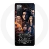 Image de Coque pour Samsung Galaxy S20 FE Game of Thrones Saison 8 Le Trône de Fer L'affiche de L'équipage Logo Aigle Gris
