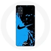 Image de Coque pour Samsung Galaxy A51 5G Nike Logo Bleu et Noir