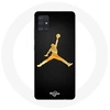 Image de Coque pour Samsung Galaxy A51 5G Air Michael Jordan Logo Jaune
