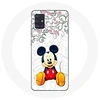 Image de Coque pour Samsung Galaxy A51 5G Mickey Mouse Fleurs Cours