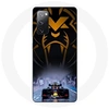 Image de Coque pour Samsung Galaxy S20 FE Formule 1 Sebastian Vettel Pilote automobile F1 Noir