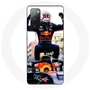 Image de Coque pour Samsung Galaxy S20 FE Formule 1 Max Verstappen Pilote automobile F1 noir rouge et jaune