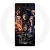 Image de Coque pour Samsung Galaxy Note 9 Game of Thrones Saison 8 Le Trône de Fer L'affiche de L'équipage Logo Aigle Gris