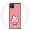 Image de Coque pour Samsung Galaxy A12 BTS Bangtan BT21 Cooky de Jungkook Fond Rose