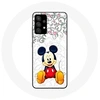 Image de Coque pour Samsung Galaxy A13 4G / A13 4G Lite Mickey Mouse Fleurs Cours