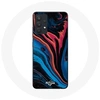 Image de Coque pour Samsung Galaxy A13 4G / A13 4G Lite Texture abstraite bleu noir rouge