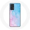 Image de Coque pour Samsung Galaxy A13 4G / A13 4G Lite Fond bleu rose