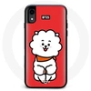 Image de Coque pour Iphone X BTS Bangtan Garçons BT21 RJ de Jin Fond Rouge