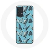 Image de Coque pour Samsung Galaxy A13 4G / A13 4G Lite Papillons Fond Bleu