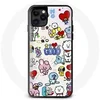 Image de Coque pour Iphone 12 Mini BTS Bangtan Sonyeondan BT21 Van Tata Chimmy Cooky Rj Koya Mang Et Shooky