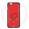 Image de Coque pour Iphone 5 BTS Bangtan Garçons BT21 TATA V Fond Rouge
