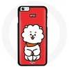 Image de Coque pour Iphone 7 BTS Bangtan Garçons BT21 RJ de Jin Fond Rouge