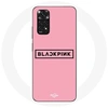 Image de Coque pour Xiaomi Redmi Note 11 4G Blackpink Groupe de K-pop Logo Fond Rose