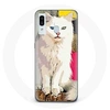 Image de Coque pour Samsung Galaxy A20e Turc de Van Chat Blanc aux yeux bleu et jaune