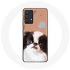 Image de Coque pour Samsung Galaxy A13 4G / A13 4G Lite Epagneul japonais Noir et Blanc Race de chiens