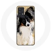Image de Coque pour Samsung Galaxy A13 4G / A13 4G Lite Epagneul japonais Noir et Blanc Race de chiens