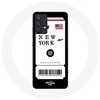Image de Coque pour Samsung Galaxy A13 4G / A13 4G Lite Billet d'avion New York