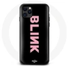 Image de Coque pour Iphone 13 Mini Blink Fandom Blackpink Logo Rose Fond Noir