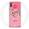 Image de Coque pour Samsung Galaxy A50 TWICE Logo Rouge Affiche What Is Love