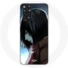 Image de Coque pour Xiaomi Redmi Note 11 4G Mikasa Ackerman Attaque des Titans Manga Anime
