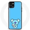 Image de Coque pour Iphone 13 Pro Max Bangtan BTS BT21 Koya RM Fond Bleu
