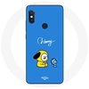 Image de Coque pour Xiaomi Redmi Note 5 Pro Bangtan BTS BT21 Chimmy Jimin Fond Bleu
