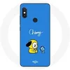 Image de Coque pour Xiaomi Redmi Note 5 AI Dual Camera Bangtan BTS BT21 Chimmy Jimin Fond Bleu