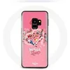 Image de Coque pour Samsung Galaxy S9 TWICE Logo Rouge Affiche What Is Love