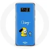 Image de Coque pour Samsung Galaxy S8 Plus Bangtan BTS BT21 Chimmy Jimin Fond Bleu