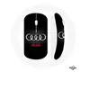 Image de Souris Sans Fil Audi Logo Métal fond noir ()