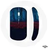 Image de Souris Sans Fil Stranger Things logo Fond Bleu de la saison 2 ()