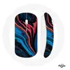 Image de Souris Sans Fil Texture abstraite bleu noir rouge ()