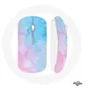 Image de Souris Sans Fil Fond bleu rose ()