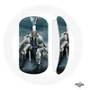Image de Souris Sans Fil Vikings Série Saison 6 Ragnar Lothbrok logo V Epée Gris Fond Brouillard ()