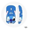 Image de Souris Sans Fil Stitch mignon fond bleu ()