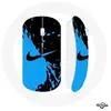 Image de Souris Sans Fil Nike Logo Bleu et Noir ()