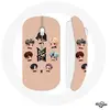 Image de Souris Sans Fil BTS TinyTAN Animation Affiche RM Jin Suga J-Hope Jimin V Et Jungkook ()