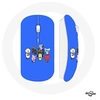 Image de Souris Sans Fil BTS BT21 Tata Chimmy Cooky Rj Koya Shooky Et Mang Jouent De la musique Fond Bleu ()