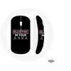 Image de Souris Sans Fil Blackpink in Your Area Logo Rose Fond Noir ()