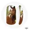 Image de Souris Sans Fil Quarter Horse Marron Race de cheval ()