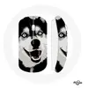 Image de Souris Sans Fil Husky de Sibérie Yeux Bleus ()
