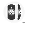 Image de Souris Sans Fil Harley Davidson Motors Tete de mort ()