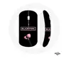 Image de Souris Sans Fil Blackpink Logo Rose Fond Noir lightstick Blink ()