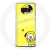 Image de Coque pour Samsung Galaxy S8 BTS Bangtan BT21 Chimmy Jimin Fond Jaune