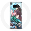 Image de Coque pour Samsung Galaxy S8 Plus Tanjiro et Nezuko Demon Slayer Kimetsu no Yaiba Anime
