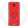 Image de Coque pour Samsung Galaxy S4 Bangtan Garçons BT21 TATA V Fond Rouge