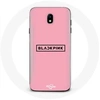 Image de Coque pour Samsung Galaxy J5 2017 Blackpink Groupe de K-pop Logo Fond Rose